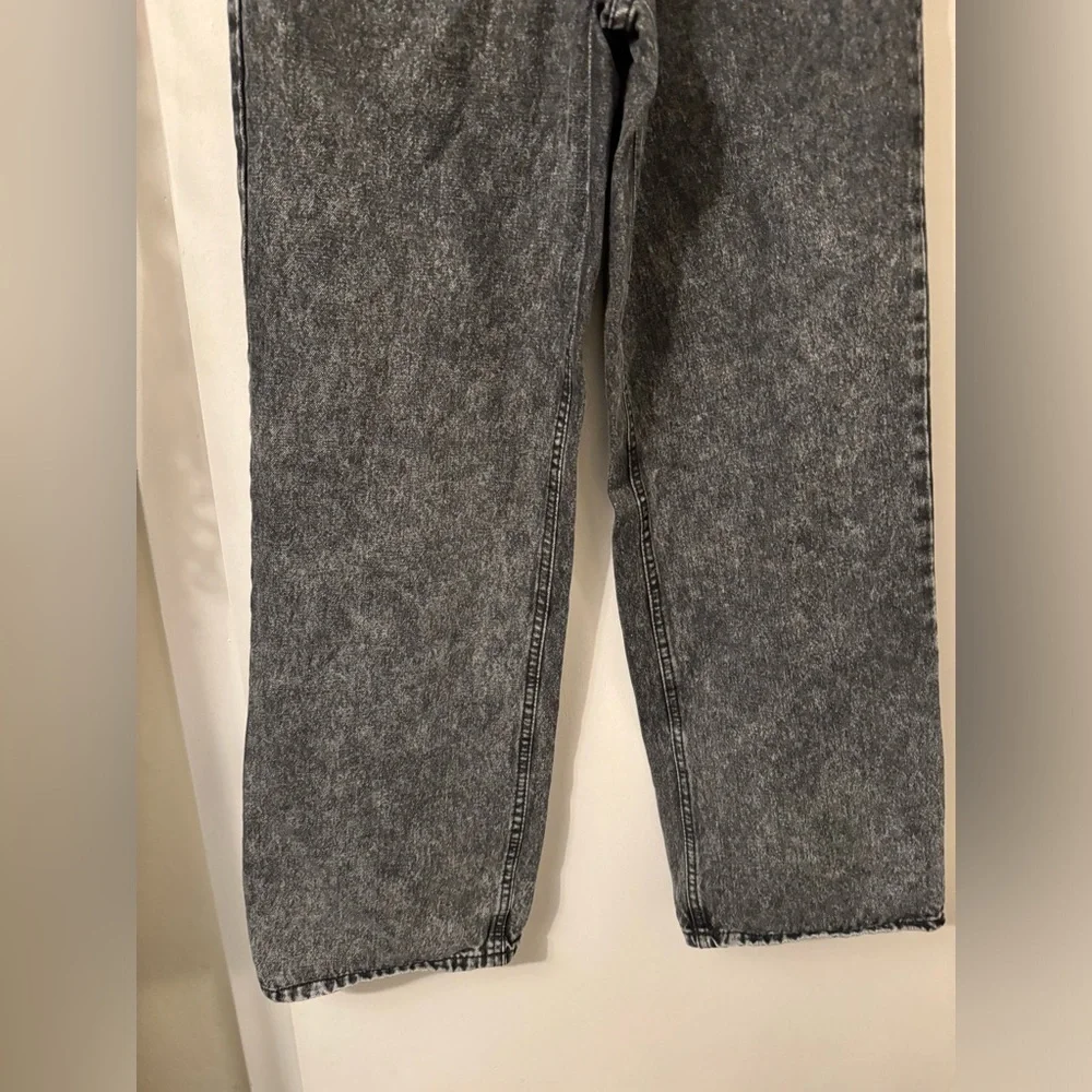 SHEIN Dark grey wide leg jeans size medium‎